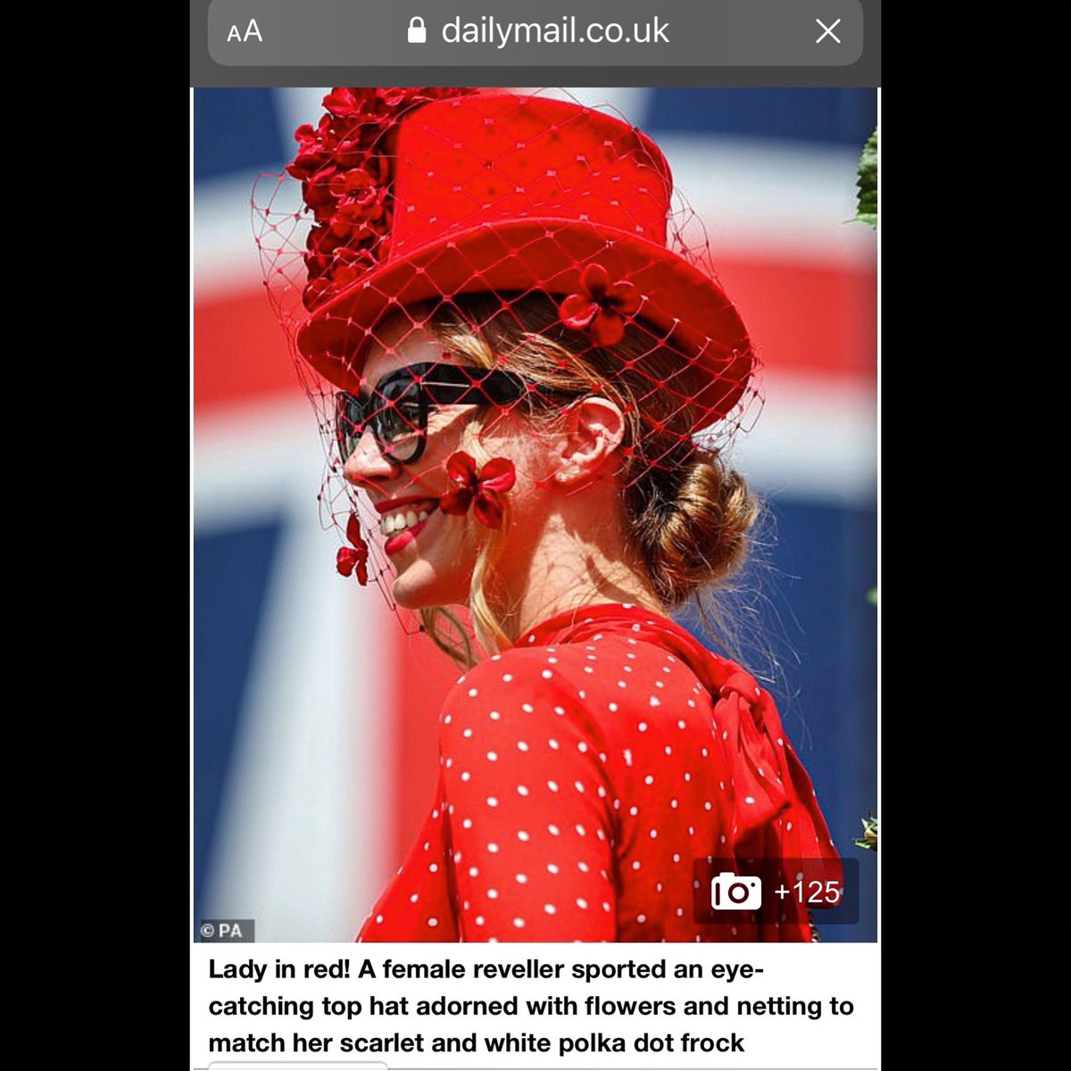 Kat in a hat! <a href="/Ascot/">Ascot Racecourse</a> <a href="/DailyMailUK/">Mail+</a> <a href="/VICTORIAGRANT_/">VICTORIA GRANT</a>  #katx #ascot #ascot21