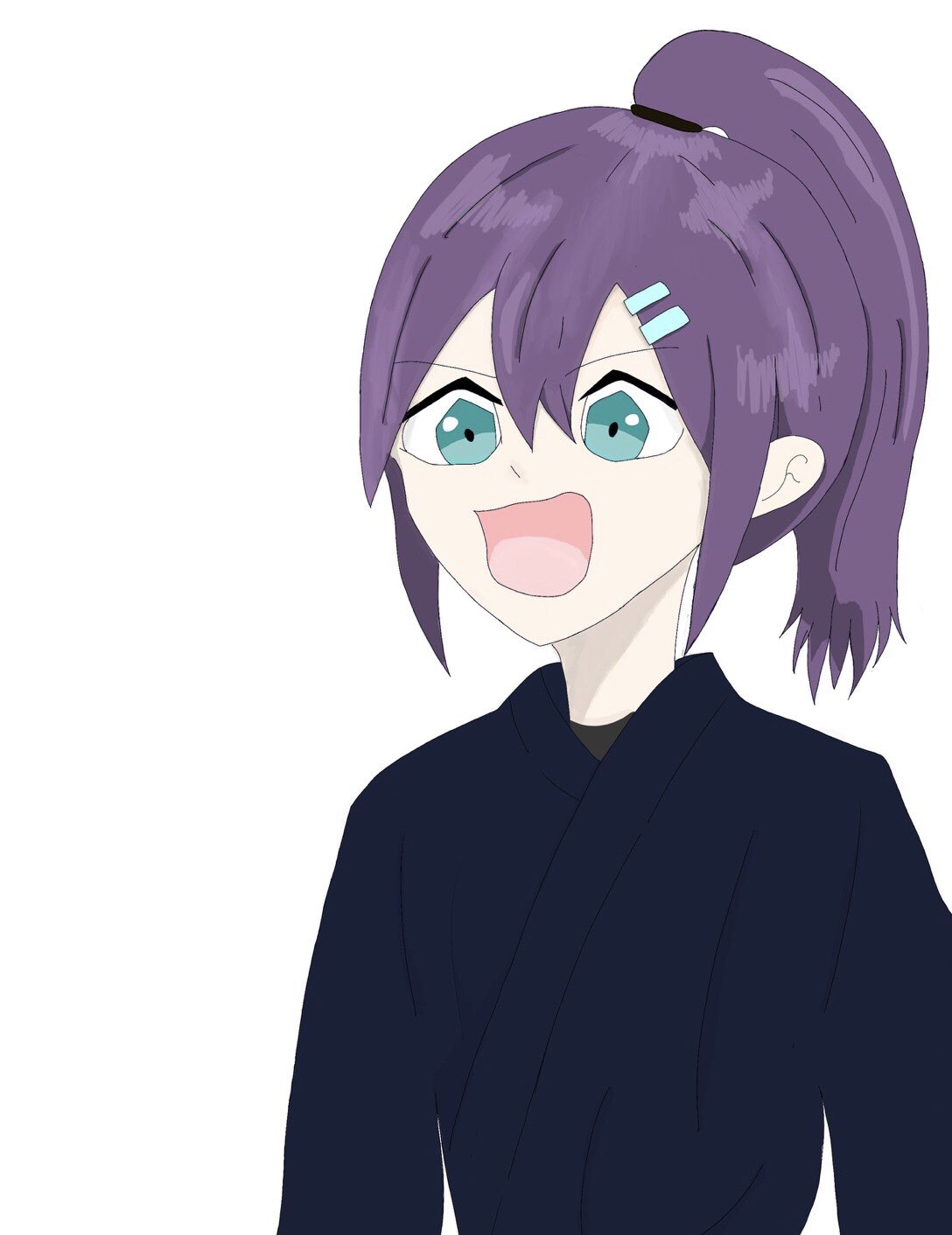 Aruru ポニーテール イラスト イラスト初心者 初心者 女の子 おんなのこ Girl ポニーテール 剣道着 ぼくの前世はきっとアルパカ T Co Nhzwrhaasy Twitter