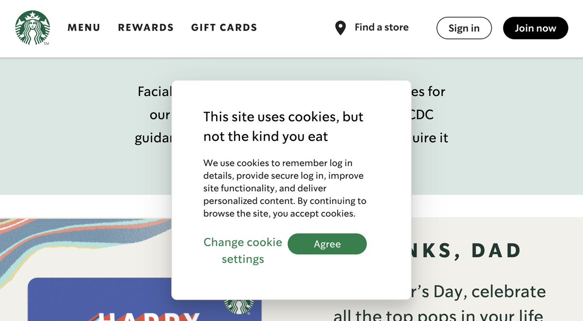 This made me smile. #uxwriting #contentdesign