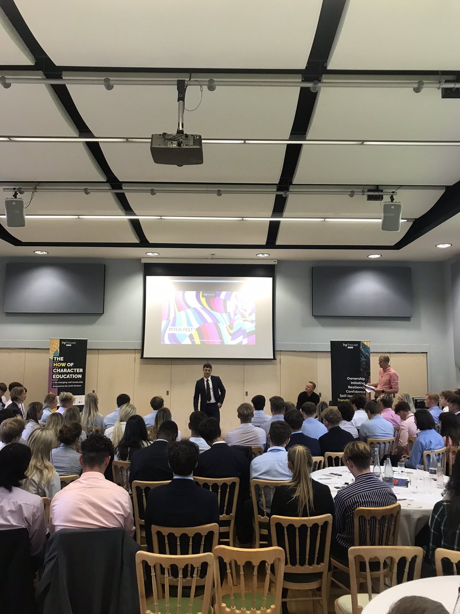Rockstar applause for our courageous Y13 <a href="/SedberghSchool/">Sedbergh School</a> pupils as we commence the ‘pitch fest’ <a href="/IvyHouseLon/">Ivy House</a>