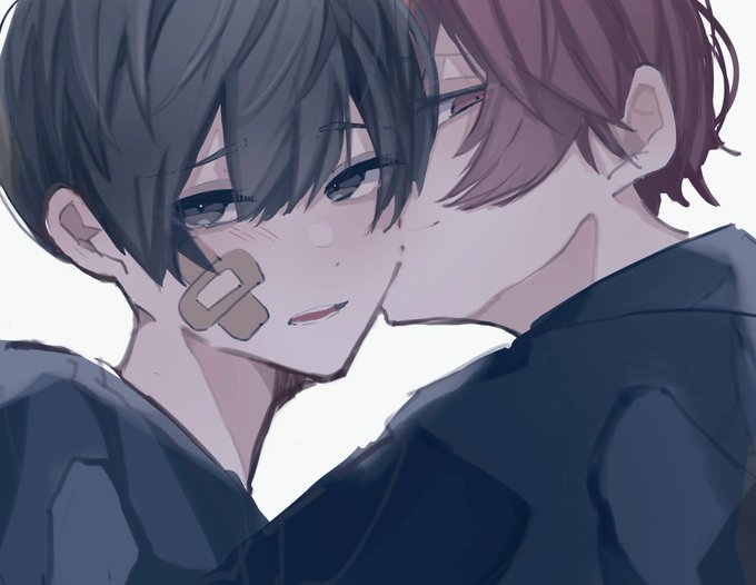 白髪赤眼男子 カシバ ジョイネットのイラスト