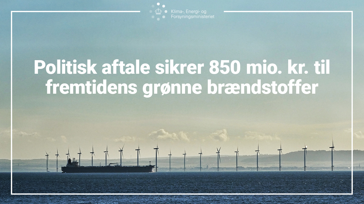 KlimaMin's tweet photo. Danmark skal være med helt fremme, når det gælder udvikling af fremtidens grønne brændstoffer, og derfor bliver der nu afsat 850 mio. kroner til udvikling af teknologier, som skal omdanne grøn strøm til brint og andre bæredygtige brændsler🌱⛽️

Læs mere👉 https://t.co/wiIhbpfB41 https://t.co/EHdlsW3fc8
