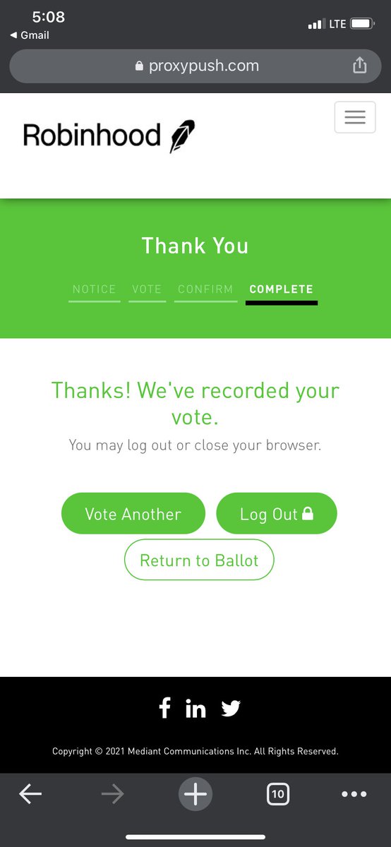 vader_brand's tweet photo. VOTED! Not sure they will tell the truth on the count as it may blow our minds 🤯 but we all need to do it anyway. Just don’t expect anything. #AMC #AMCVOTES $AMC #AMCARMY #AMCAPES #NakedShorts #NakedShorting #HowManyDaysAreMyOrdersDelayed 
Oh no notification for cashapp. Anyone? https://t.co/1uJCYDeS4i