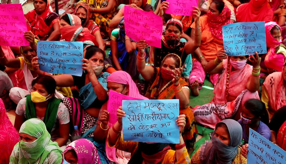 ClimateSaveDel's tweet image. Over the years urban poor who have been displaced from various bastis in Delhi to make way for urban development projects have also settled here the group also comprises low-income families who have migrated from the neighboring states in search of jobs INDIA STANDS WITH KHORI