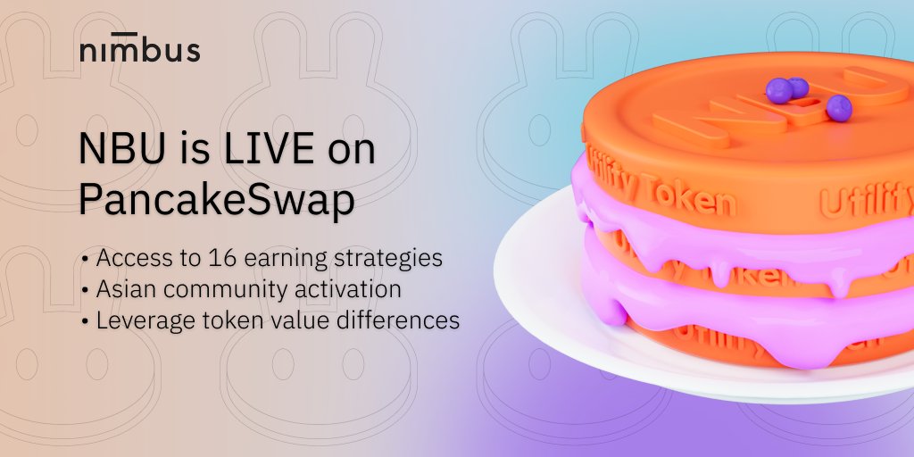❗️NBU (BEP-20) is officially LIVE on <a href="/PancakeSwap/">PancakeSwap</a> - major #DEX on #BSC!🥳🥳🥳

This is definitely going to be BIG!🤩

🔥Get your NBUs now by inserting the token address: 0x5f20559235479F5B6abb40dFC6f55185b74E7b55👇
exchange.pancakeswap.finance/#/swap