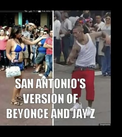 San Antonio S New Bikini Clad Walking Fiesta Meme Speaks Out On Meme On Me Me