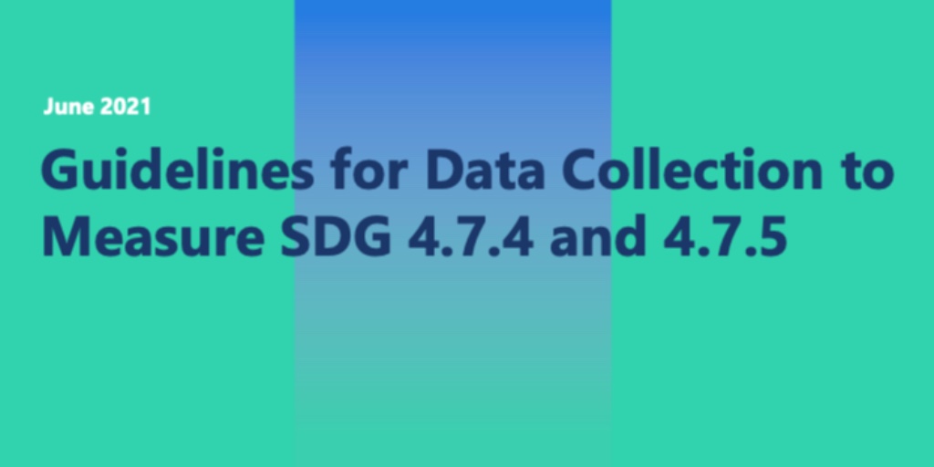 UNESCOstat's tweet photo. As @UNESCOstat leads efforts to meet all #SDG4 data requirements, we offer this new Guide to national statistical offices on how to measure indicators on Global Citizenship, and Education for Sustainable Development.
https://t.co/eQHT8pFIlE
#SDG4Data https://t.co/4ynP9XTQiE