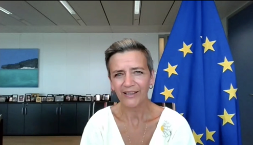 RenewEurope's tweet image. "To embrace and to encourage the development of the #AI technology, we need to trust it", says EVP of @EU_Commission @vestager during #RenewEurope's #ValuesTalk.