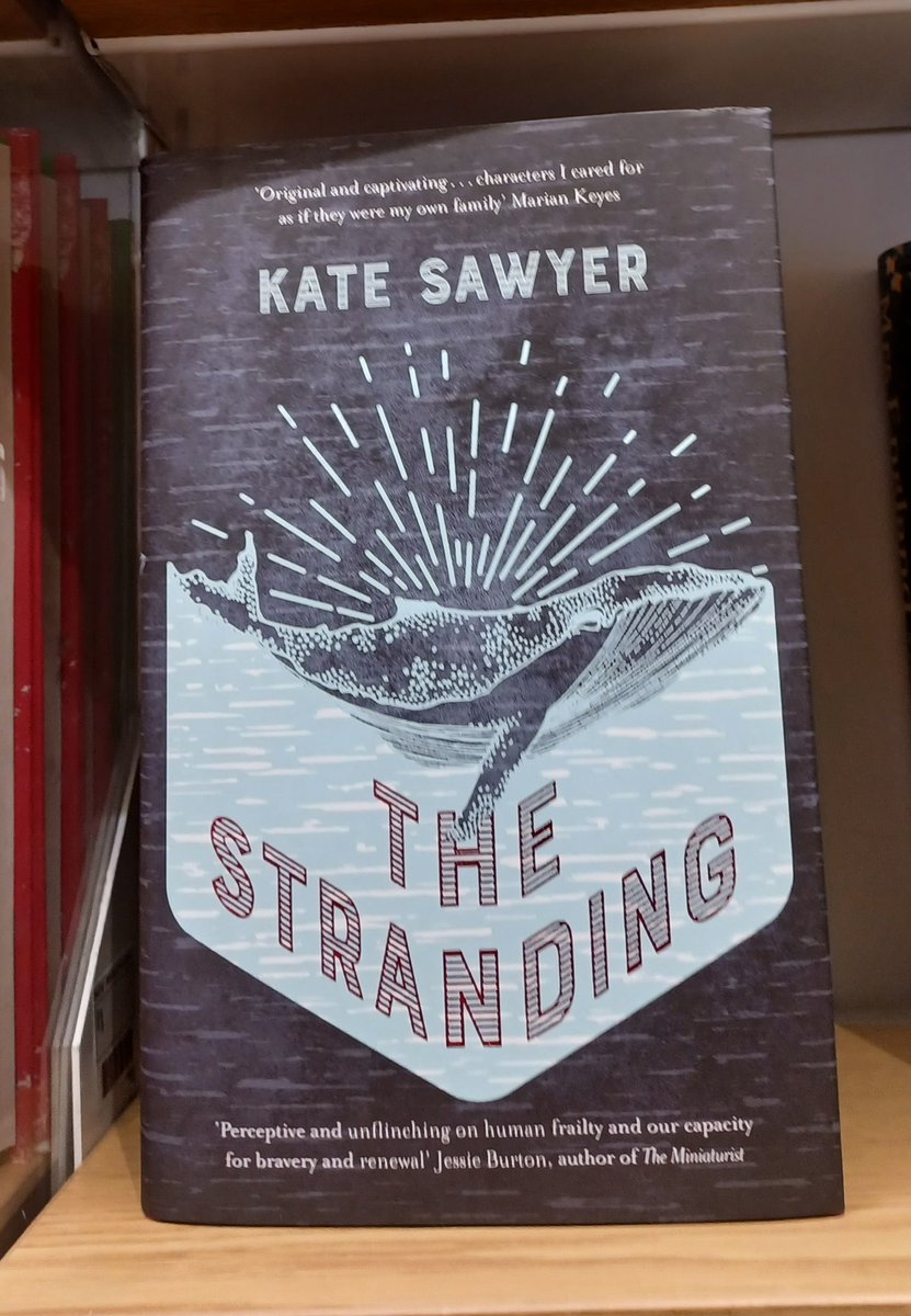 A pre-publication sighting of #TheStranding in @WaterstonesPicc @KateSawyer 🐳🐳🐳🐳🐳🐳