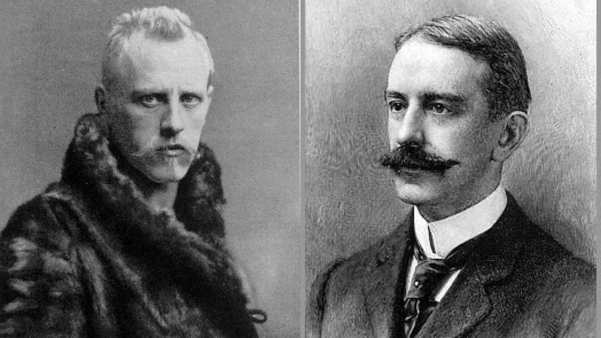 UKinNorway's tweet photo. #OnThisDay in 1896, 🇬🇧 explorer Frederick Jackson stumbled upon 🇳🇴 explorer Fridtjof Nansen completely by chance in the #Arctic Franz Josef Land.
#UKandNorway #SharedHistorySharedFuture https://t.co/dz1ThkwGO4