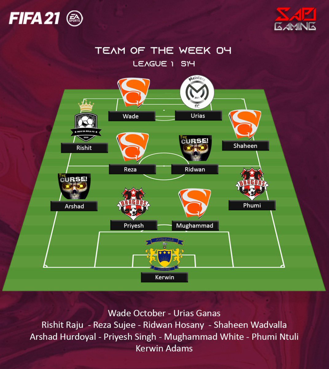 SA Pro Club League tweet media