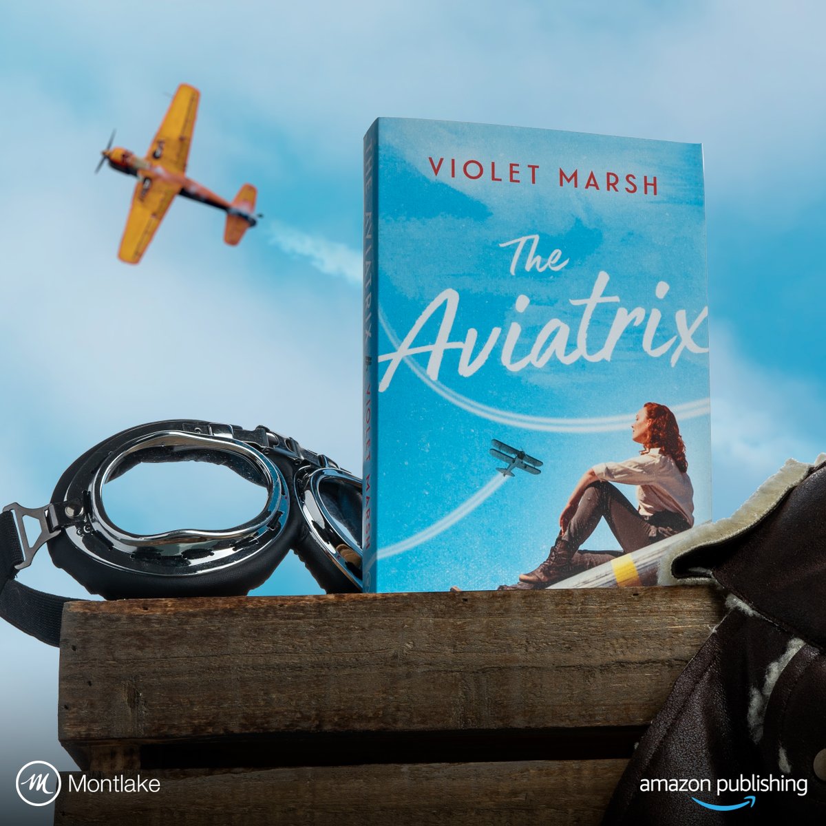 AmazonPub's tweet photo. It’s 1923. The golden age of flight has just begun, and these daring women are ready to take to the skies. Read the soaring new historical romance from @vi_marsh_author. https://t.co/K2KqOxLaOb https://t.co/oFgTx6LfbR
