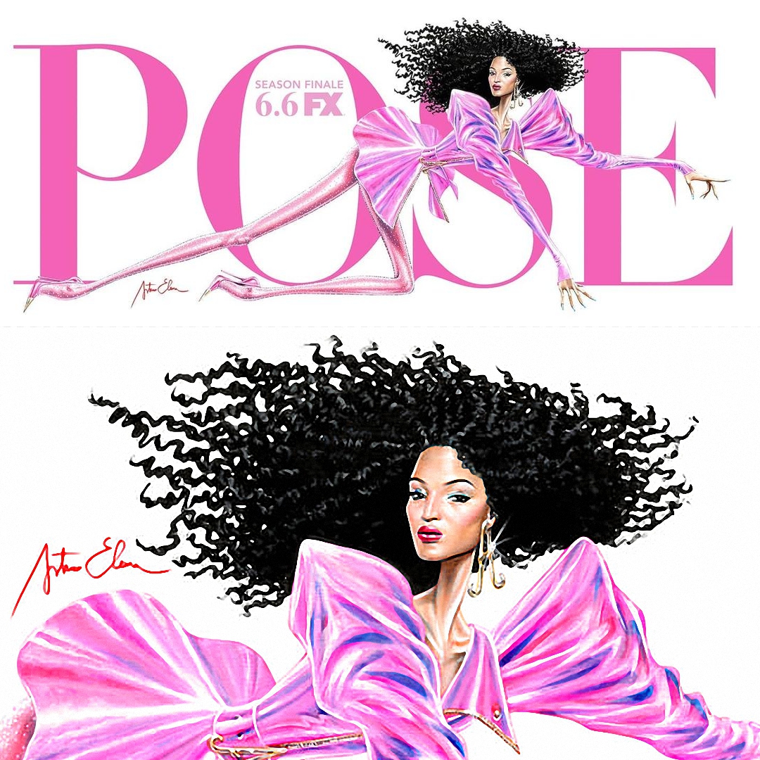 FigurinesdeModa's tweet photo. Arturo Elena,el ilustrador de moda a quien entrevistamos en el libro Figurines de Moda,Técnicas y Estilos https://t.co/sandp2z3F0 ha creado las ilustraciones de la temporada final de la serie de TV #poseonfx  Aquí vemos el espectacular figurín de moda de #AngelPose #IndyaMoore 😍 https://t.co/UeQ5fBPJjD
