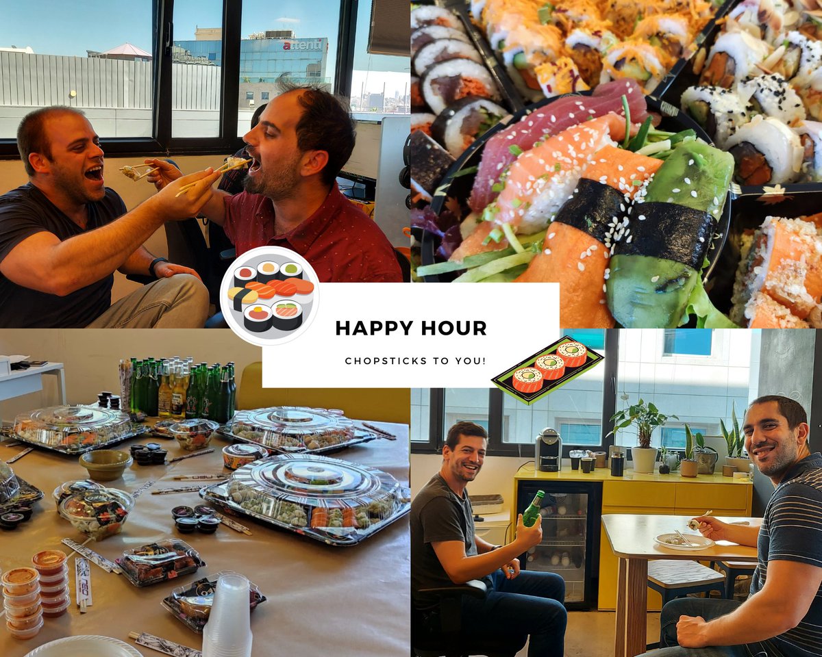 YOU MAKI ME SO HAPPY! 🍣

It's International Sushi Day tomorrow, so we got out the chopsticks for Happy Hour!