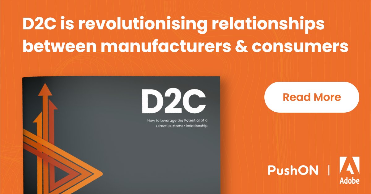 investbrisbath's tweet image. The future is #D2C! #Bristol @PushONltd have teamed up with @AdobeCommerce to discuss the benefits of going direct to consumer. Find out more: pushon.co.uk/d2c-whitepaper/