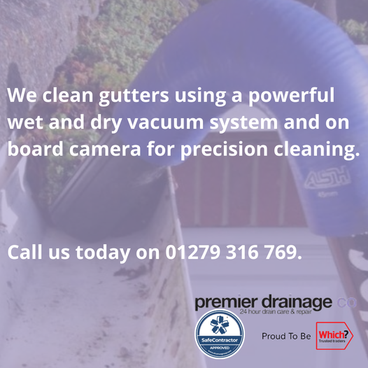 PremierDrainage's tweet photo. Looking to have your gutters cleaned?
Then call a professional company that will get the job done quickly and efficiently.
Call today on 01279 316 769. https://t.co/EGGteLXAxu