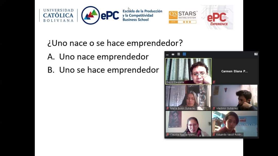 ePC_UCB's tweet photo. Ayer, miércoles 16 de junio, se llevó adelante el tercer día de la #ePCExperience, con la charla sobre Creatividad e Innovación a cargo de @david_zavaleta y el caso de estudio de Netflix a cargo de @pattycabero; ambos profesores a tiempo completo de la #ePC.
#ePCVirtual https://t.co/WUdgQ2Ocqh
