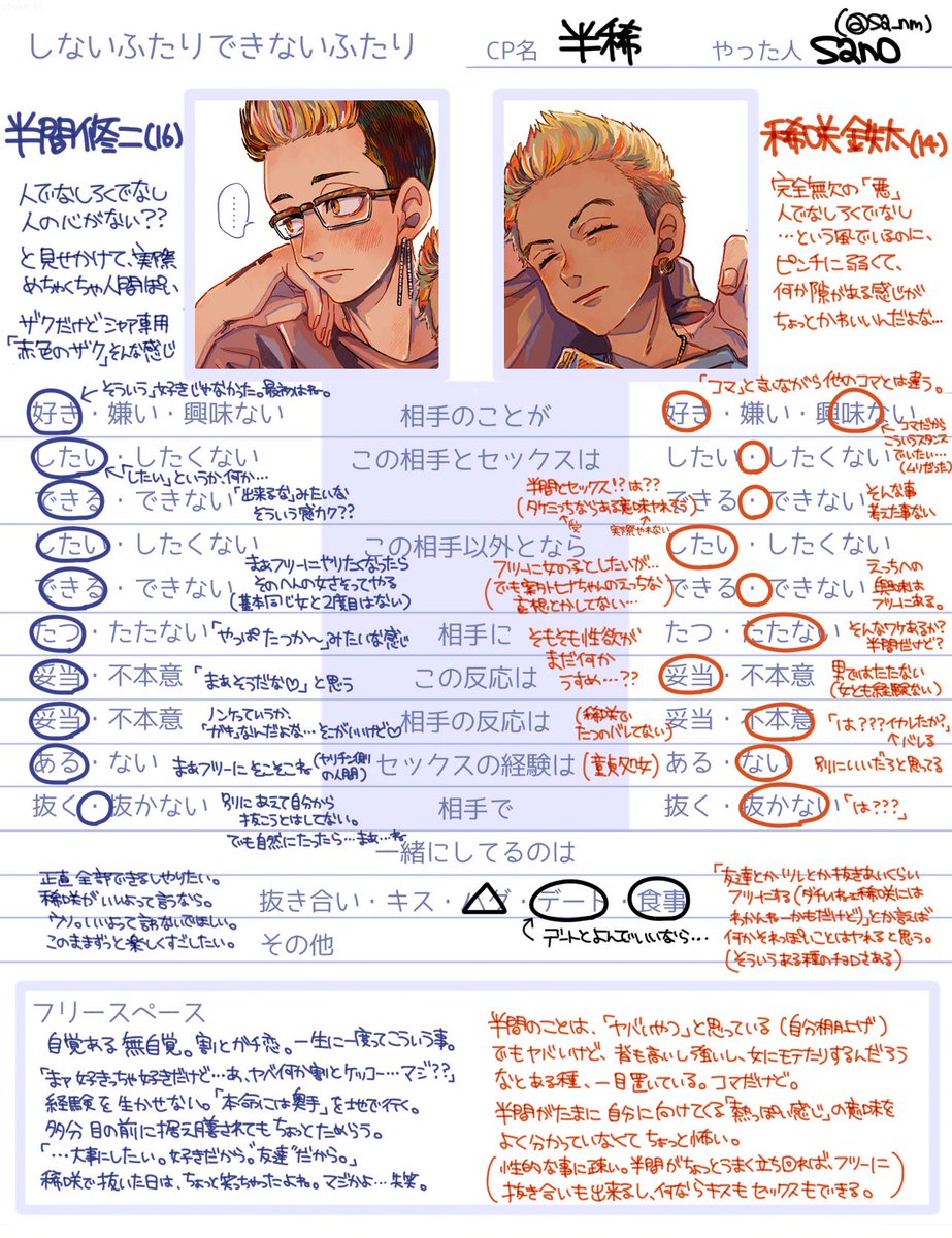 今日も半稀について考えたよ(・▽・)
また最高の議題を見つけてしまったよね(・〜・)
 #しないふたりできないふたり 