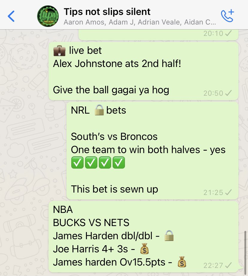 TipsNotslips's tweet photo. #nrl #NRLBroncosSouths #rugbyleague #betting #sportsbet #tipsters #bookmakers #betting #punting #cash #money #Ascot https://t.co/3JjzCNjWjd