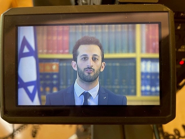 IsraelinGeneva's tweet photo. #Youth must be at the table when discussing today's global challenges. That is why, we @IsraelinGeneva will be represtented by our two youth delegates Ruth Moatti &amp; Tom Levy at the upcoming session of the Human Rights Council. 
Follow @ILYouthDelegate during #HRC47! 🇮🇱🇺🇳 https://t.co/b1UP1RegXy
