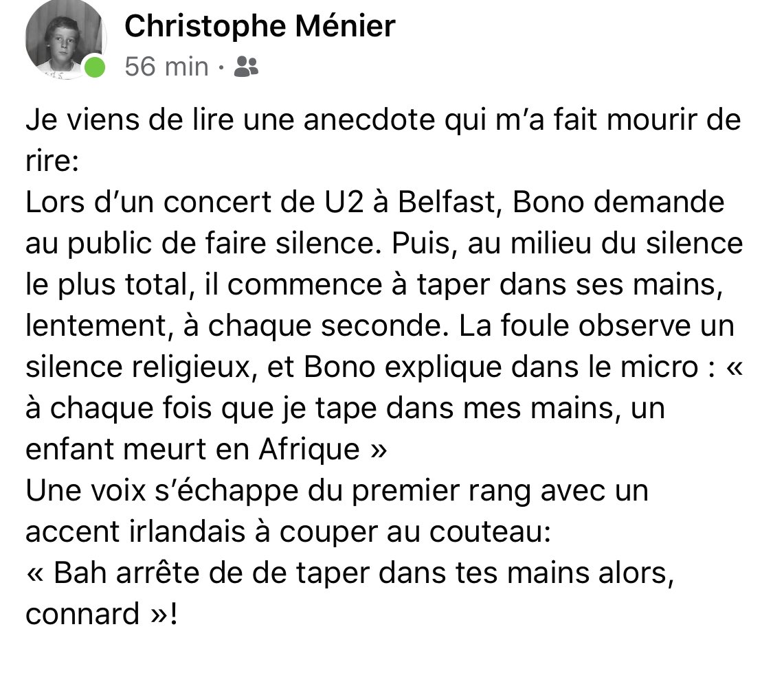 J’avais oublié cette histoire 😂😂😂