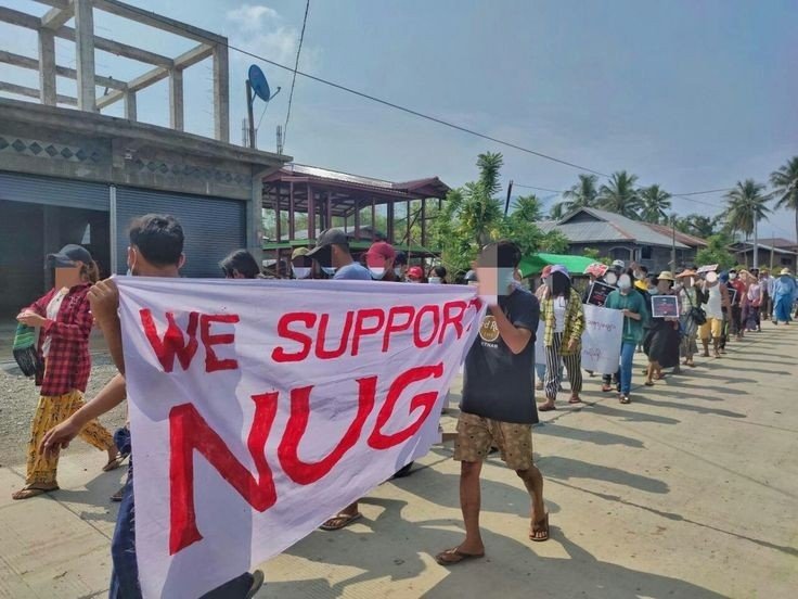 aom_april's tweet photo. Not inviting @NUGMyanmar is an insult to Myanmar People who are prone to massacre by Military Junta.

Is UN that scared of CHINA or they don't care about human rights in their @UN_HRC Regular Session? #WhatsHappeningInMyanmar #OurGovernmentNUG https://t.co/yEqQCJ7yks