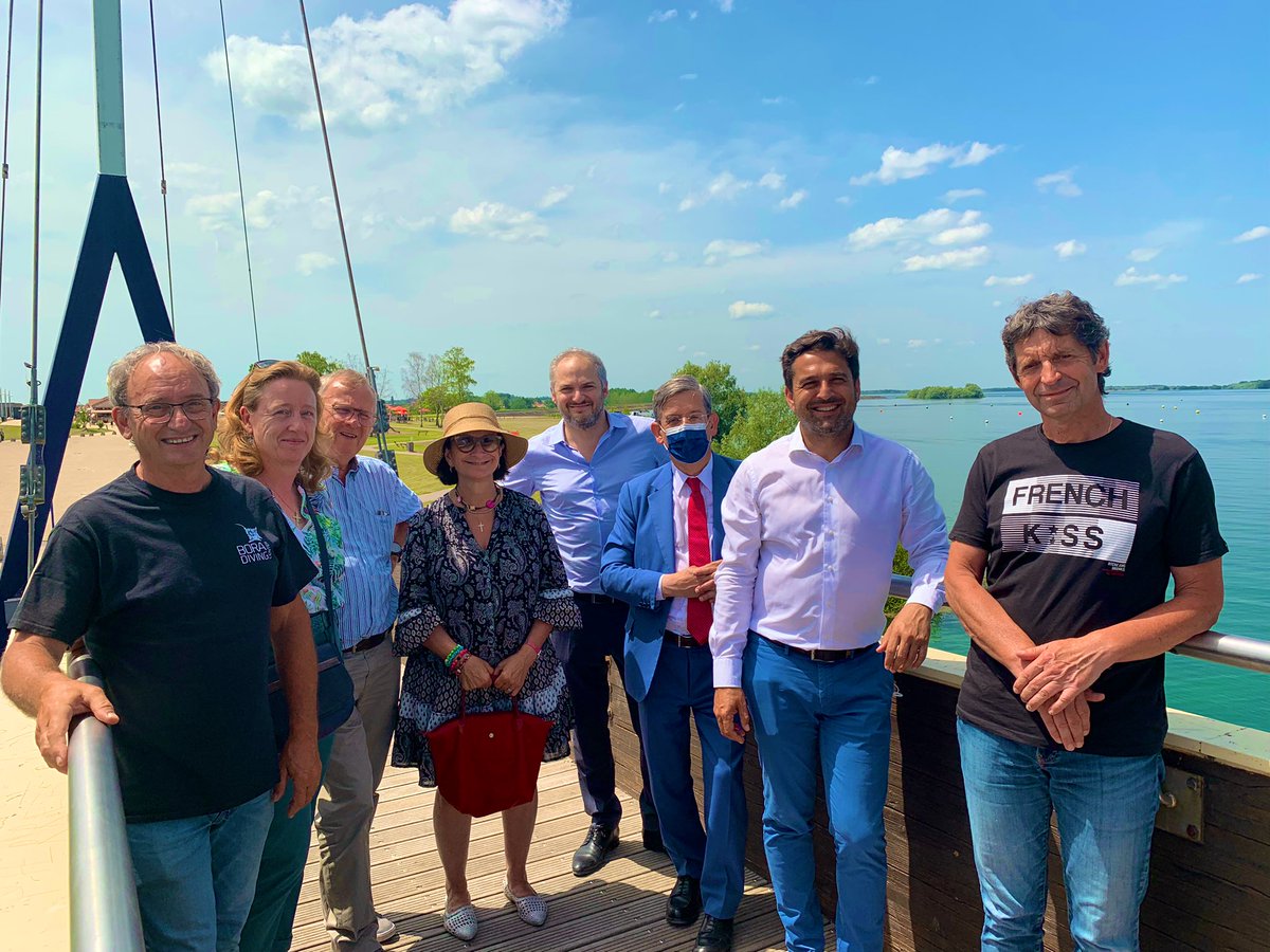 Escale au lac du Der, véritable joyau tant économique qu’environnemental. Échange avec les commerçants et le syndicat mixte du lac puis visite du casino ! 🌊