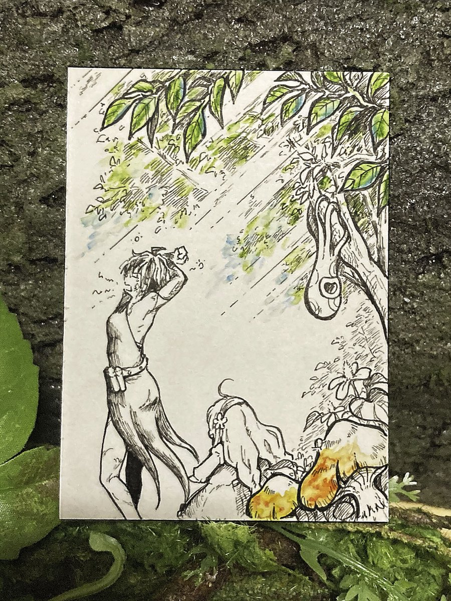 6/19に開催の #コミックアーティナル04 「クロタネソウ。」お品書きです✨

今回は初めてATCサイズでアナログペン画を描いてみました。当日はネットプリントも配信します!
いつも通り「アザミの森」シリーズ既刊・グッズも各種取りそろえてお待ちしております。よろしくお願いします☺️ 
