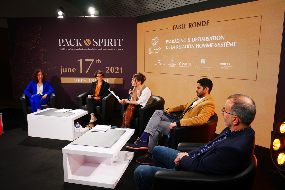 pack_spirit's tweet photo. #LIVE Last but not least, our final panel discussion about the #humansystemrelationship is about to begin! Tune in now at https://t.co/mWZV5KorzG cc #Axioergo @winery_bordeaux @_billecart @carsatnordest #SeverineCorreArchitectureInteriorDesign @abeevents @esireims #PackSpirit2021 https://t.co/OljxL8HmGQ