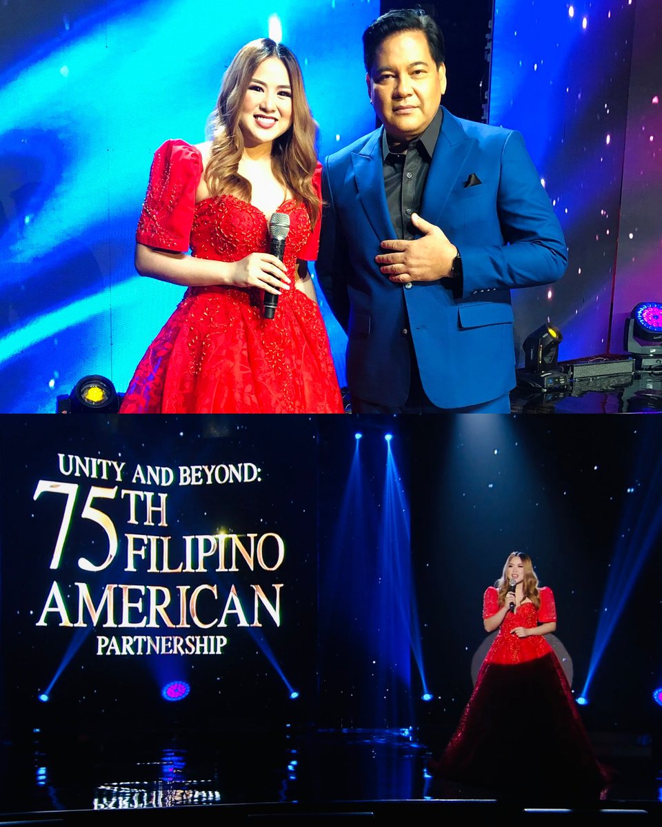 aidelacruz's tweet photo. Still on a high after hosting with THE Martin Nievera!!! 🙌 @4eversinging4u Thank you, (Tito) Martin! 🤗❤️

Such an honor to be part of “Unity and Beyond” to celebrate 75 years of Filipino-American partnership! 🇵🇭🤝🇺🇸

FULL POST with more photos/videos: https://t.co/wW2qD3NphR https://t.co/3kkPIf4rjH