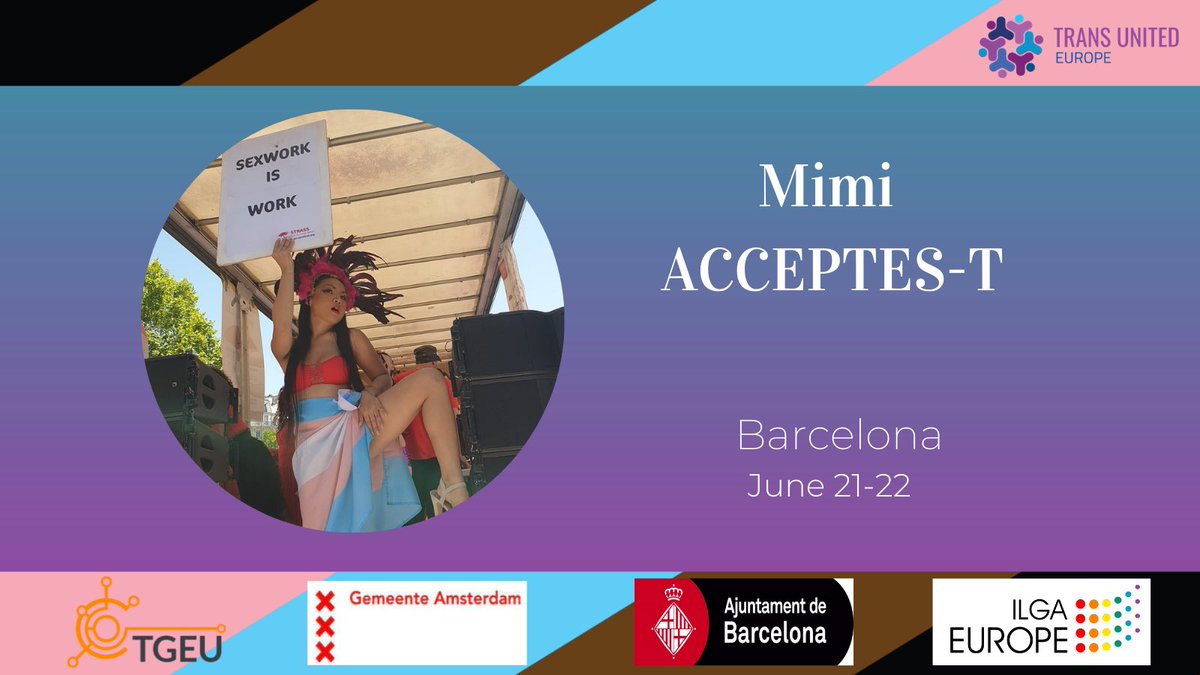 TransUnitedEur2's tweet photo. Don’t miss our Trans Migrant BPOC Alliance Conference, on June 21st and 22nd in Barcelona. 

To join our online event, you can register at  bpoc_conference@transunitedeurope.eu

#translivesmatter #TransUnitedEurope #ilgaeurope #NoOneLeftBehind #TGEU https://t.co/bSVUQSi49m