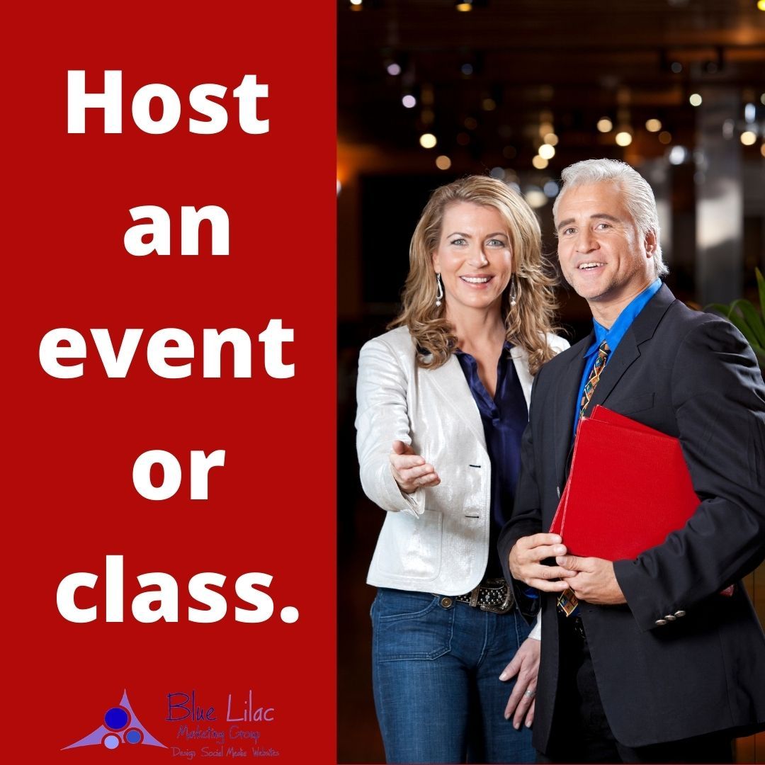 LaurieEnos2's tweet photo. Host an event or class. Promote it on social media. You can even print our flyers and post them on community bulletin boards. #bluelilacmarketing #hostanevent #hostaclass https://t.co/zViD5kuYdR