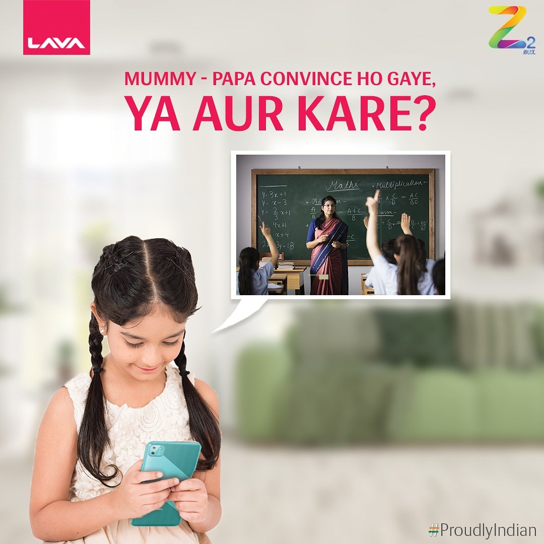 LavaMobile's tweet photo. Lava’s Z2 Max is the ideal smartphone for your child to learn seamlessly as it comes with a 6000 mAh battery and a 7” wide HD screen. Apna convincing video bhejo, Z2 Max smartphone jeeto!
Check the contest TnC here: https://t.co/ienruglBil
#ProudlyIndian #Z2Max #ConvinceKaro https://t.co/cT1EW58OcE
