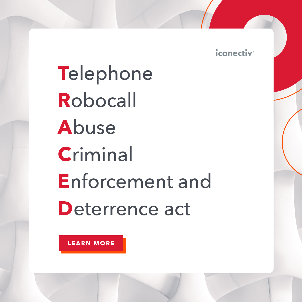iconectiv's tweet photo. Unwanted robocalls are the top consumer complaint reported to the FCC every year 📞.

With the #TRACEDAct in place, these calls will be put to an end. Is your business ready for the shift on June 30th: https://t.co/FteqdtyX4b https://t.co/9S5rGC2qzX