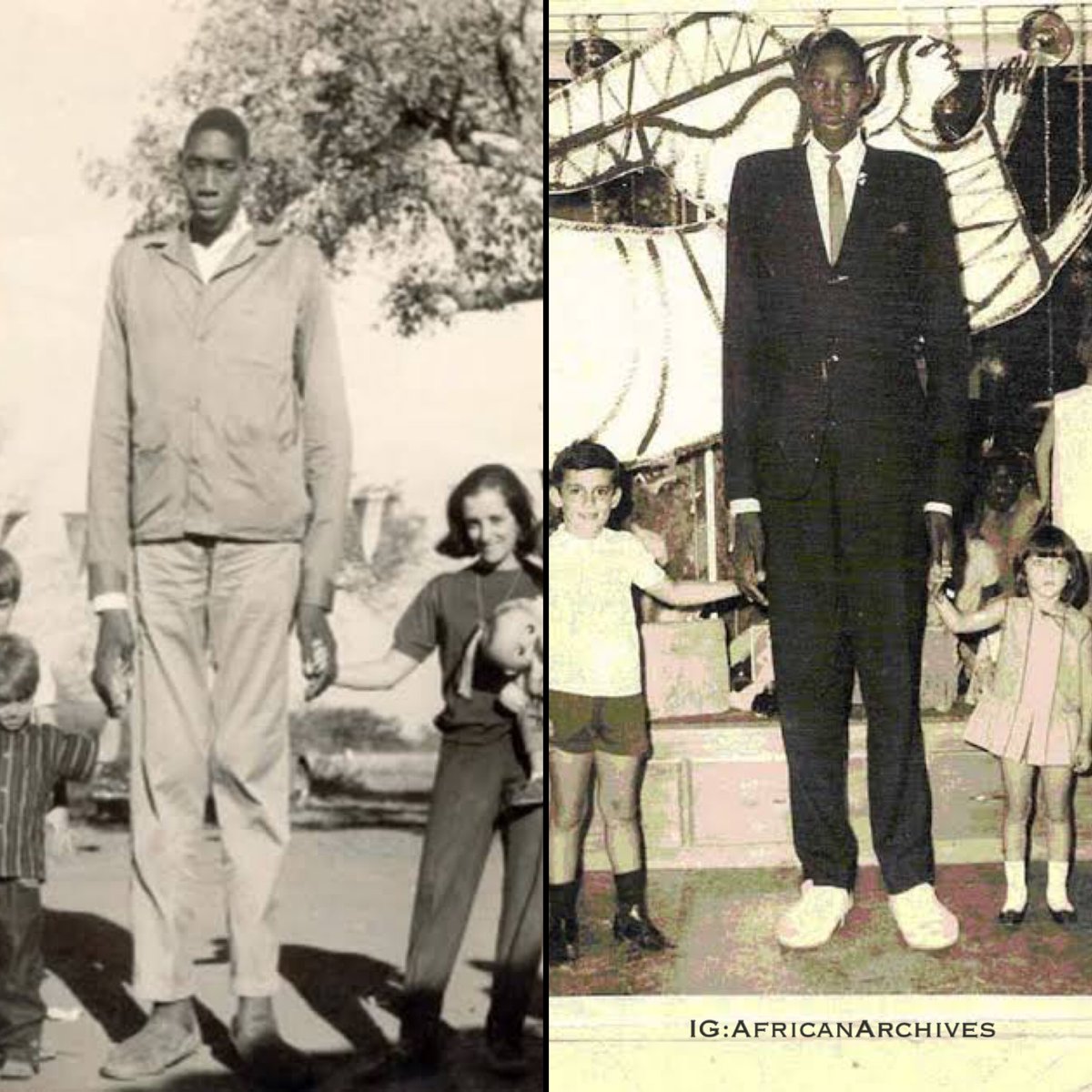 AFRICAN & BLACK HISTORY on Twitter: "John William "Bud" Rogan was the  tallest African descent in the recorded history (8‍‍`9 ft) Rogan died in 1905  at the age of 35 and his