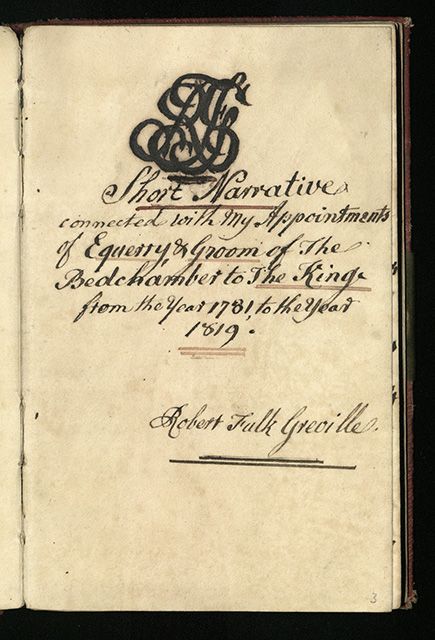 GeorgianPapers's tweet photo. The third volume of Robert Fulke Greville's journal covers his time working with George III during his illness in 1819, and it's the last piece of the George III medical papers! #BeATranscriber and help us finish this collection: https://t.co/g6N3UAHgxm https://t.co/zn3eaDcHIv