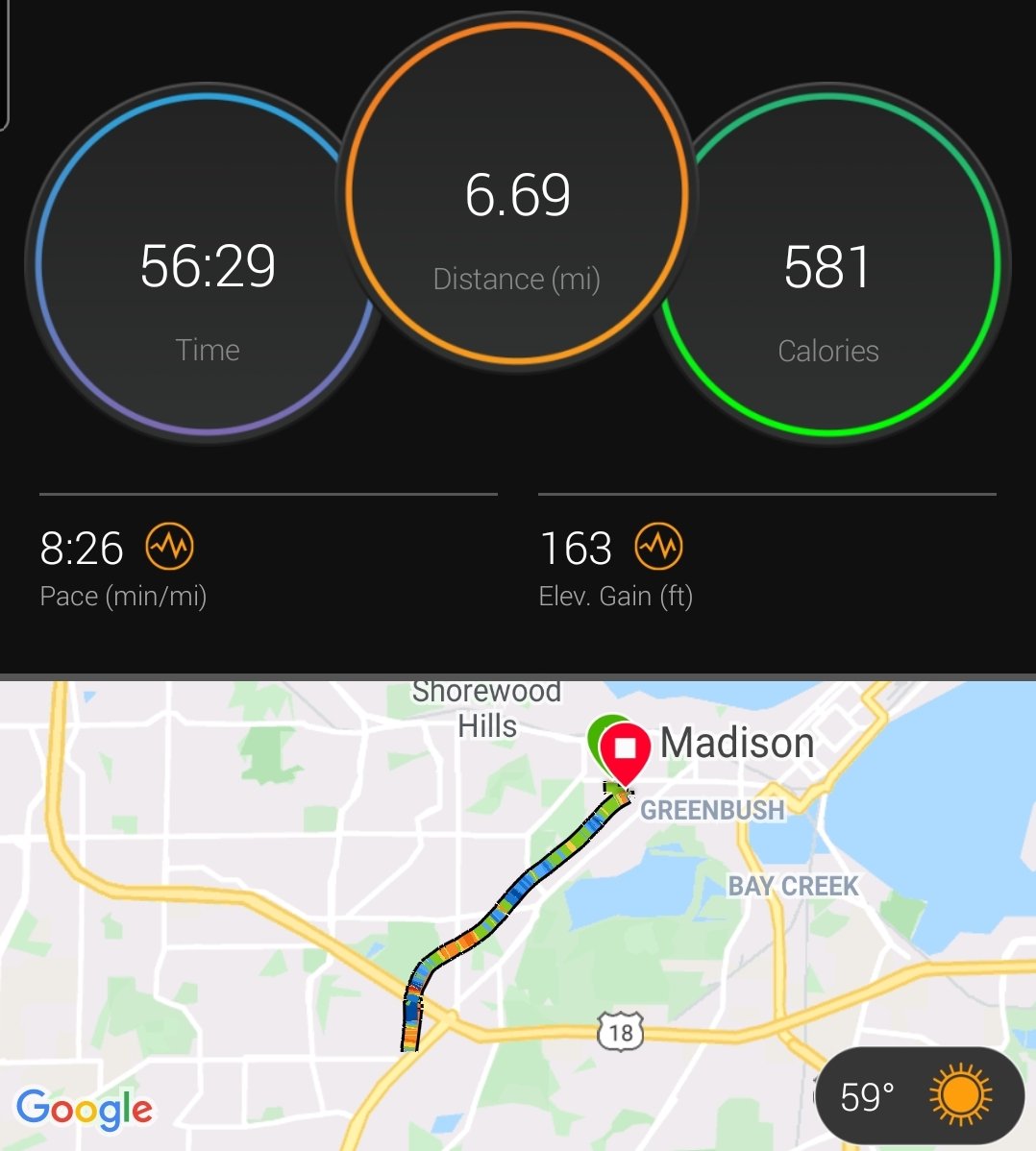 crazyrunningdad's tweet photo. @psettel @amfam Yes we are. Let's go @amfam! 3x 2.23 miles in honor of Maud for me. Looking at you @venusdevelo and @SuzSimoneau to join and ride/run/walk! #walk4equity #irunwithmaud #iWork4AmFam https://t.co/XDt3NCbj0o