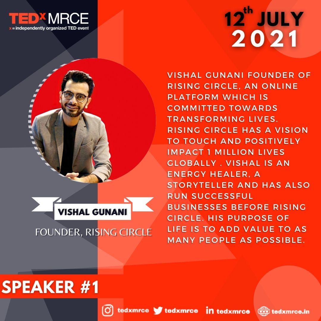 tedxmrce's tweet photo. Vishal Gunani
Founder, Rising Circle

https://t.co/mZQzxsV7nQ

#ted #tedx #tedxmrce #ideasworthspreading #speaker #release #entrprenurship #startup #technology #future #countdown #rising #circle https://t.co/2ziKtiwqcE