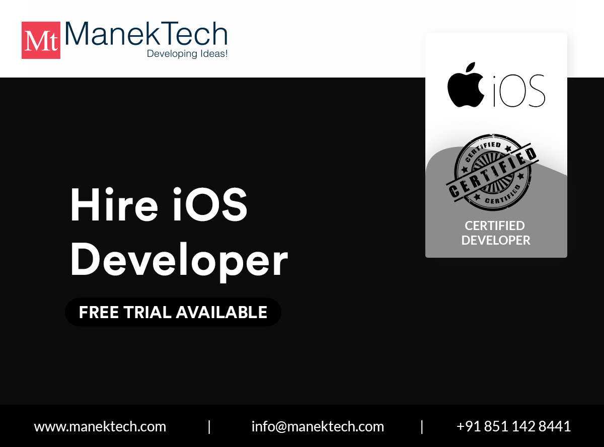 ManekTech's tweet image. Hire ios developers at the best industry price from #ManekTech to receive efficient solutions that would help you engage more customers and improve conversions. - ow.ly/FE3Q50FcaYo
#iosdevelopers #hireiosdevelopers #iosteam #iosapplication #iosprogrammers #iosappcompany