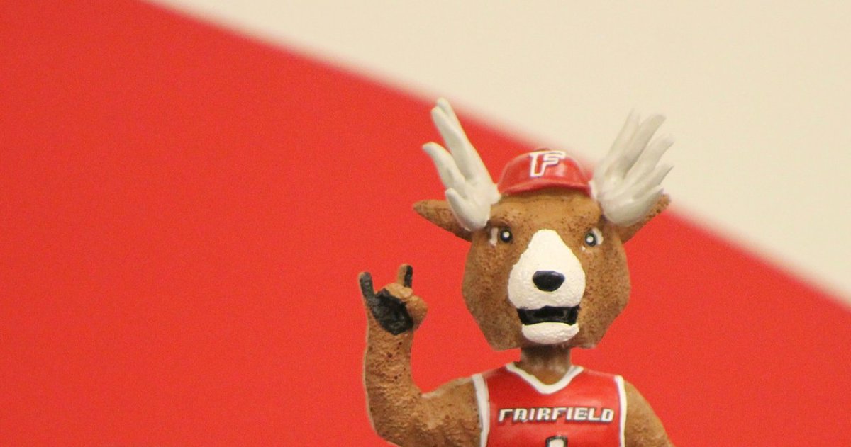FairfieldU's tweet photo. Happy #NationalMascotDay to our guy Lucas, the greatest Stag around.

1. Tweet your favorite pic of you &amp; Lucas 📸 
2. Tag @FairfieldU AND #NationalMascotDay 📲 
... for a ✨ chance to win ✨ a Lucas bobblehead! 

 20 winners will be selected Monday 6/21.

Good luck &amp; GO STAGS!🤘 https://t.co/8SRoJRkF7F