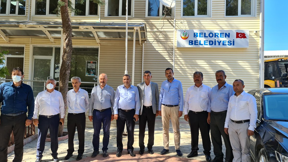 Gölbaşı İlçe Başkanımız Sn <a href="/hakantoydas/">Hakan Toydaş 🇹🇷</a>, Balkar Belediye Başkanımız Sn Orhan Orhan, İl Genel Meclisi Üyelerimiz Sn <a href="/mehmetisiklar02/">Mehmet Işıklar</a> ve Mahmut Şahin'le birlikte Belören Belediye Başkanımız Sayın <a href="/mahmut_turan02/">Mahmut Turan</a> ziyaret ettik. Kendilerine teşekkür ederiz.
<a href="/RTErdogan/">Recep Tayyip Erdoğan</a> <a href="/AhmetAYDIN_02/">Ahmet AYDIN</a>