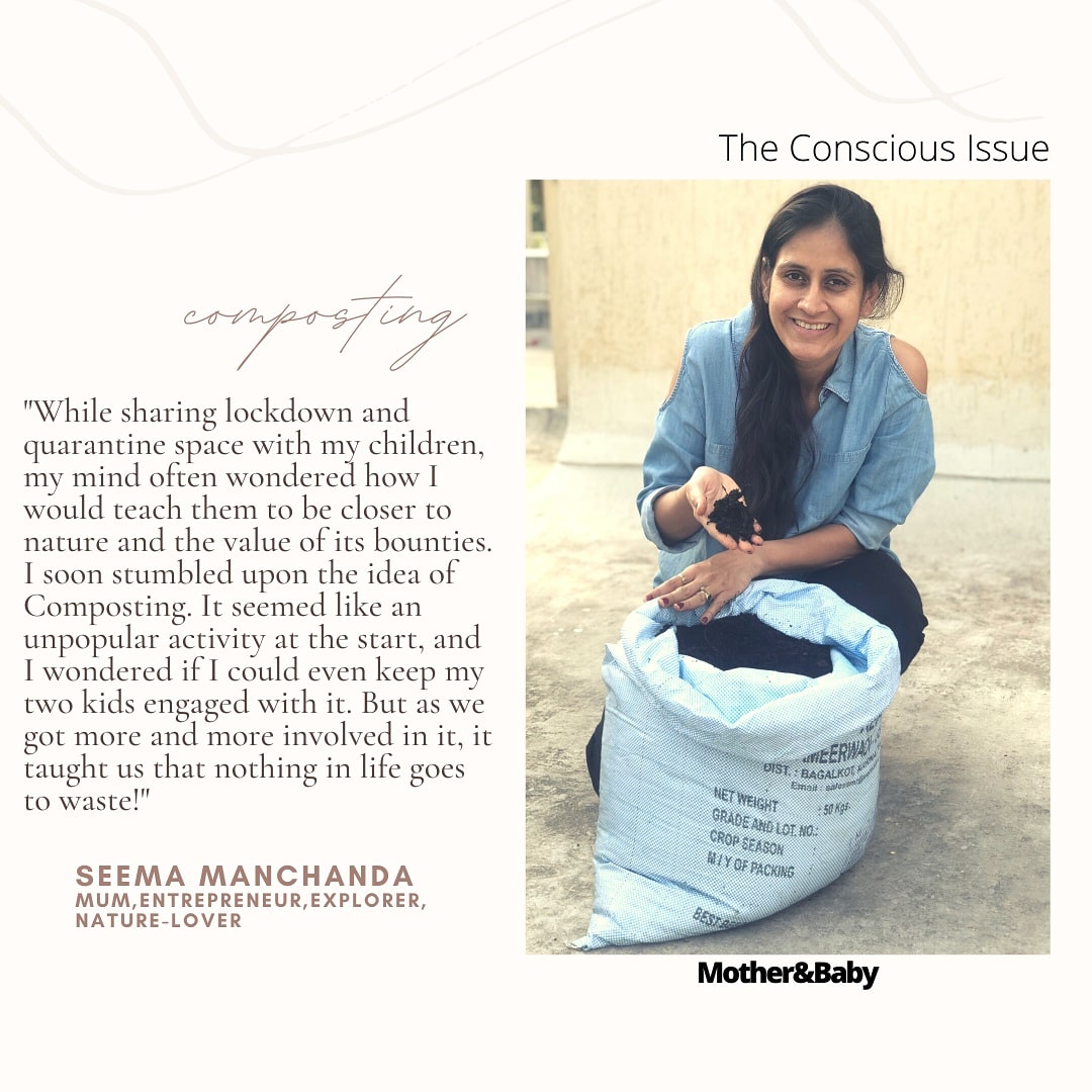 #TheConsciousIssue
For our June issue, real mum Seema Manchanda exclusively shows you how to do your own composting, and even busts some commonly-heard myths. Grab your copy to know more about her method, and thank us later!