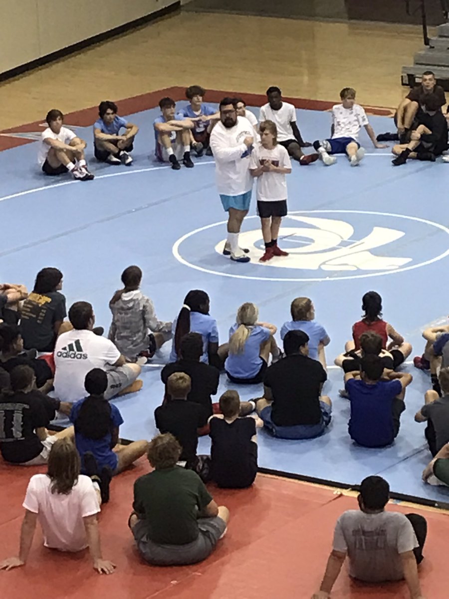 RamWrestling's tweet photo. @MWC4L Thank you Zac Dominguez for dropping some knowledge at the last night of the Ralston summer wrestling league. https://t.co/Fh6GcbV8Bo
