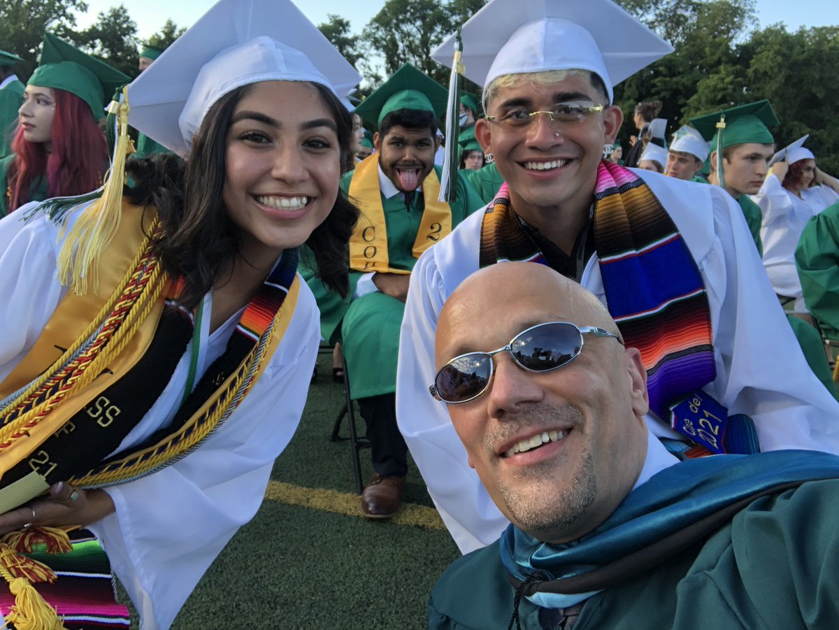 With some outstanding Wakefield graduates. (Also proof that photobombing hasn’t gone out of style)