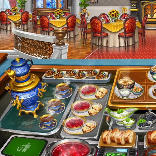 cookingfever's tweet photo. Chefs!👩🏿‍🍳👨‍🍳 A fellow cook is asking - which restaurant to open next?🤔 Your professional opinion is needed:
Sunset Cafe or The Three Matryoshkas?🤓🤗

#CookingFever #CookingFeverGame #cookinggame #restaurantgame #mobilegame https://t.co/8ePcctsq87