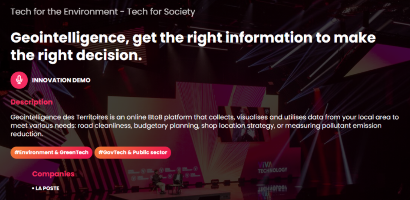 BestofVivaTech's tweet photo. 🎤 Live : Geointelligence, Get the right information to make the right decision

La Poste Envelope lance une plateforme de data visualization permettant une prise de décision facilitée 👏

#LaPoste #Vivatech2021 #Geointelligence #ESD https://t.co/biq0oWEwFm