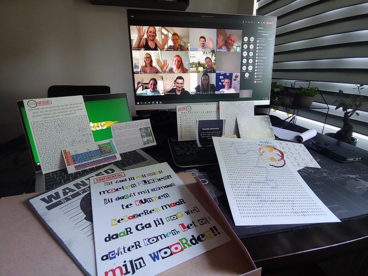 Het was even flink zweten maar de moord is opgelost door deze super agenten 😃