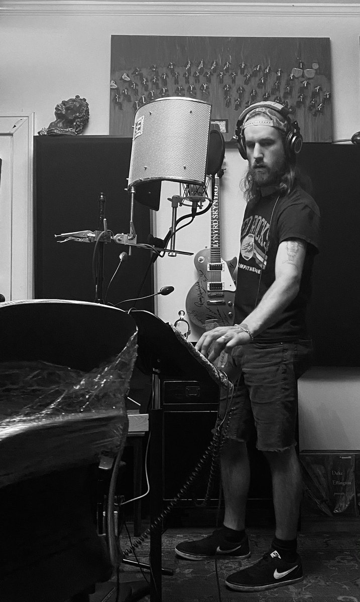 Proud of these songs. It’s been a long time comin’. New record is almost done. ☠️ 
.

.
#newalbum #recording #studio #songs
