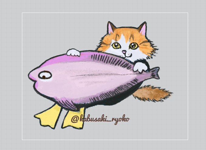 魚の絵のtwitterイラスト検索結果