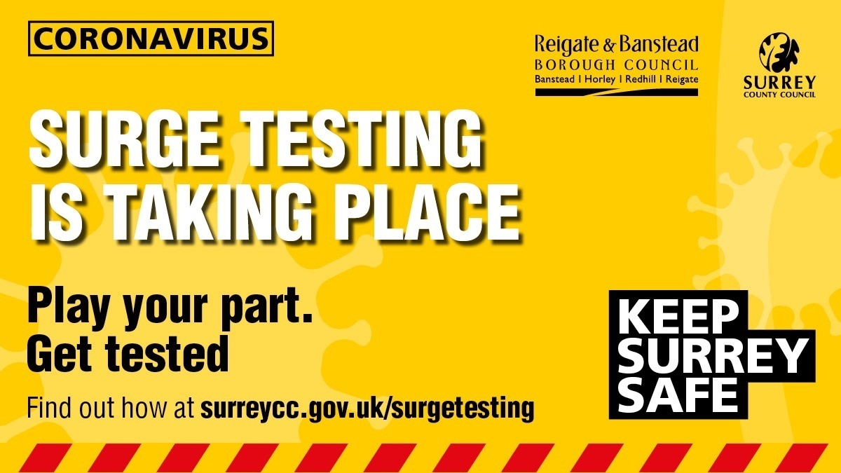 ⚠️THREAD ⚠️

Due to the recent increase in Covid-19 cases in our borough, surge testing will start in two areas tomorrow (18/06)

Area one surrounds Banstead, Walton-on-the-Hill and Tattenham Corner.
Area two surrounds Reigate Town Centre.

Read more: orlo.uk/SiUG2